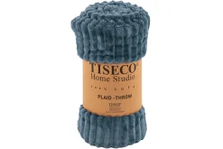 Cosy Corner|ohgreen Plaid ribble microflanel - 130x160cm, blue fusion