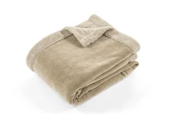 Cosy Corner|ohgreen Plaid/deken chenille - zand