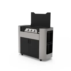 Andere Toestellen|ohgreen Plancha Exclusive gas 375 Duo Edition met meubel en deksel