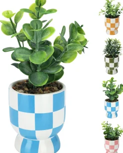 Sfeermakers|ohgreen Plant in keramische pot 18cm - 4ass