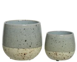 Potten En Vazen|ohgreen Planter blauw 15cm