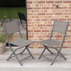 Tuinmeubelen|ohgreen Plooistoel Modulo grijs antraciet
