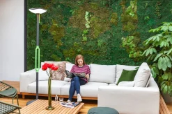 Verlichting|Ecocheques|ohgreen Poppy solar lamp grijs led 8w