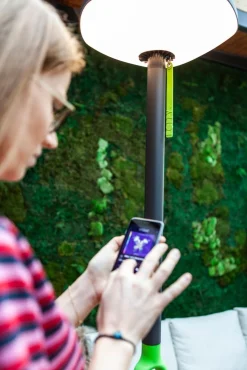 Verlichting|Ecocheques|ohgreen Poppy solar lamp grijs led 8w