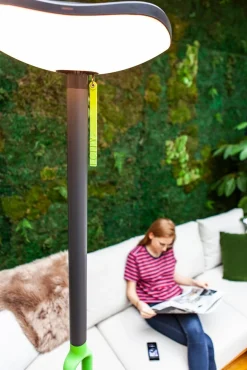 Verlichting|Ecocheques|ohgreen Poppy solar lamp grijs led 8w