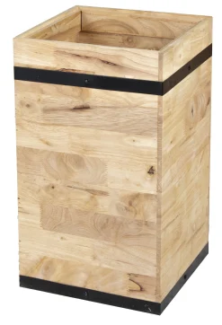 Hout|ohgreen Pot Acacia FSC kubiek w28h48