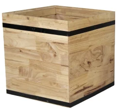 Hout|ohgreen Pot Acacia FSC kubiek w43h45