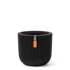 Potten En Vazen|ohgreen Pot bol groove 14x13