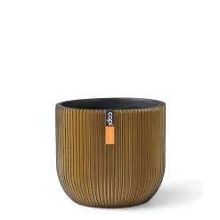 Potten En Vazen|ohgreen Pot bol Groove 17x15