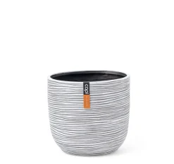 Potten En Vazen|ohgreen Pot bol Rib 9x8