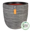 Kunststof|Ecocheques|ohgreen Pot bol rib 35x34 antraciet