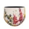 Potten En Vazen|ohgreen Pot floral white d28 h25