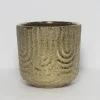 Potten En Vazen|ohgreen Pot plating gold 17x16cm