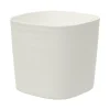 Kunststof|Ecocheques|ohgreen Pot Respect met reservoir25x25h21 wit