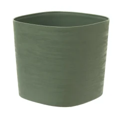 Kunststof|Ecocheques|ohgreen Pot Respect met reservoir30x30h27 groen-grijs