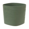 Kunststof|Ecocheques|ohgreen Pot Respect met reservoir 20x20h17 groen-grijs