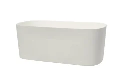 Kunststof|Ecocheques|ohgreen Pot Respect xl met reservoir 80x38h30 wit