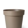 Kunststof|Ecocheques|ohgreen Pot rond happy met wielen 50h 41 taupe
