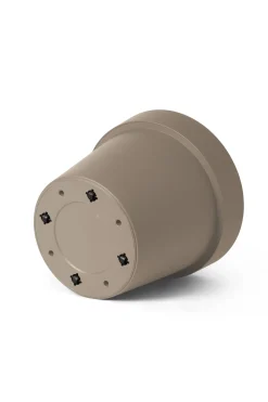 Kunststof|Ecocheques|ohgreen Pot rond happy met wielen 60h 51 taupe