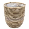 Potten En Vazen|ohgreen Pot round balloon stripe d18h16cm