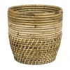 Potten En Vazen|ohgreen Pot stripe/lombok grey d21h20cm