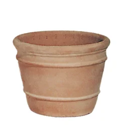 Aardewerk|ohgreen Pot terracota whitewash d26h20