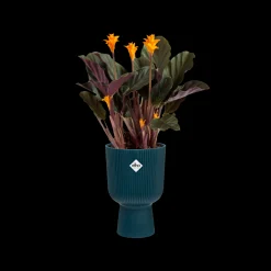 Potten En Vazen|Ecocheques|ohgreen Pot vibes fold coupe 14cm diepblauw