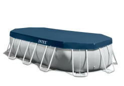 Zwemmen|ohgreen Prism frame oval pool set 503x274x122cm