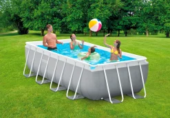 Zwemmen|ohgreen Prism rectangular frame pool set 400x200x100cm