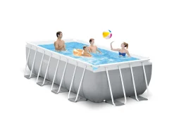 Zwemmen|ohgreen Prism rectangular frame pool set 400x200x122cm