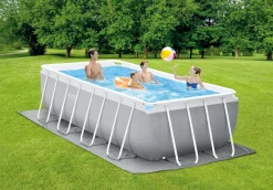 Zwemmen|ohgreen Prism rectangular frame pool set 400x200x122cm