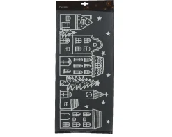 Kunstsneeuwproducten|ohgreen Raamdecoratie pet glitters