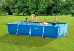 Zwemmen|ohgreen Rechthoekig frame pool set 450x220x84cm