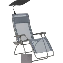 Tuinmeubelen|ohgreen Relaxfauteuil en accessoires set - Zen Edition - Silex grey