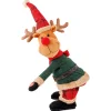 Thema Holiday|Kerstdecoratie|ohgreen Rendier singing and twirking rood groen