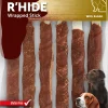 Hond Voeding|ohgreen R'hide stokjes omwikkeld met konijn 15mm 15cm 6st 180gr