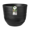 Kunststof|Ecocheques|ohgreen RINGS ROND 38CM ONYX ZWART