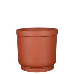 Potten En Vazen|ohgreen Riva pot rond terra - h20xd22cm