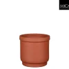 Potten En Vazen|ohgreen Riva pot rond terra - h15xd17cm
