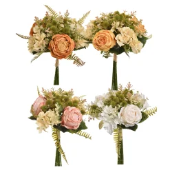 Herfst|Kunstbloemstukken|ohgreen Roos hortensia boeket