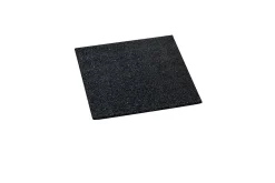 Decoratie|ohgreen Rubberen tegel zwart 100x100x2,5cm