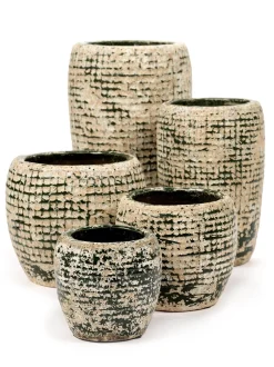 Potten En Vazen|ohgreen Rustic Pot reptile l12,5xb12,5xh11,5