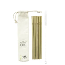 Drank|Ecocheques|ohgreen S/6 RIETJES BAMB+BORSTEL 19.5
