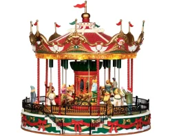 Lemax Kerstdorpen|ohgreen Santa carousel, with 4.5v adaptor