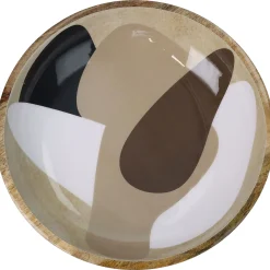 Sfeermakers|ohgreen Schaal organische hout beige 34x34x8cm