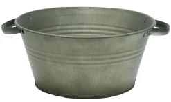 Metaal|ohgreen Schaal zink vintage groen d23h11
