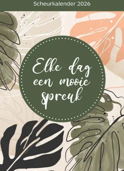 Kalenders|ohgreen Scheurkalender 2026 elke dag een mooie spreuk