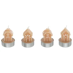 Thema Holiday|Kerstdecoratie|ohgreen Set van 4 kaarsjes