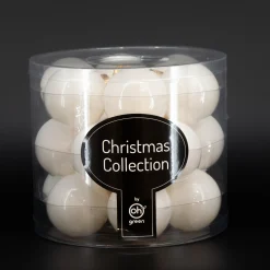 Kerstballen|ohgreen Set van 18 kerstballen