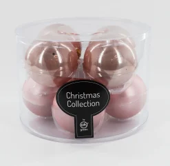 Kerstballen|ohgreen Set van 8 kerstballen